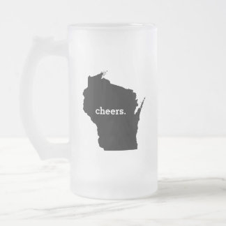 Jubel i Wisconsin Frostat Ölglas