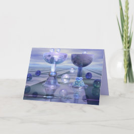 Jubel med bubblar helgkort