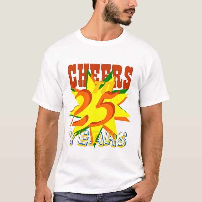 Jubel till 25 år tee shirt (Framsida)