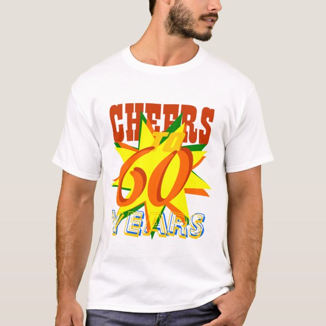Jubel till 60 år födelsedag t-shirt (Framsida)