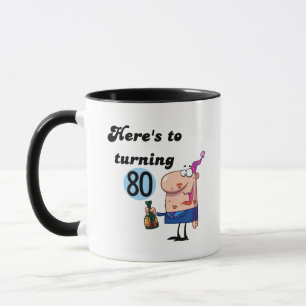 Jubel till 80 födelsedagTshirts och gåvor Mugg