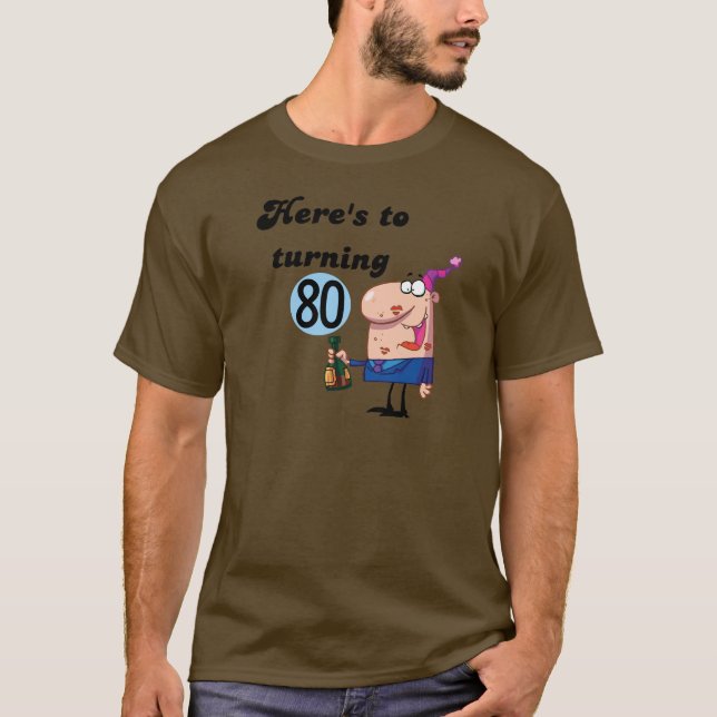 Jubel till 80 födelsedagTshirts och gåvor T-shirt (Framsida)