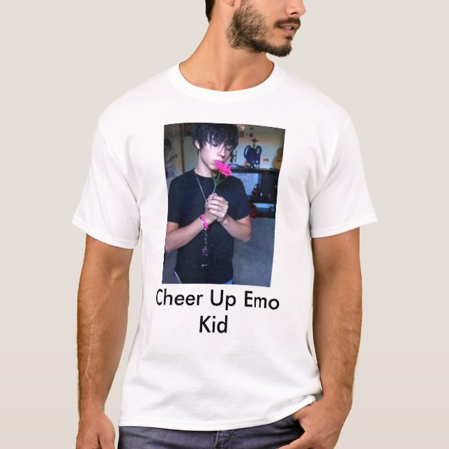 Jubel upp den Emo ungen T Shirt (Framsida)