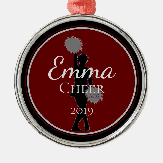 Jubelprydnadhejaklacksledare Julgransprydnad Metall (Framsidan)