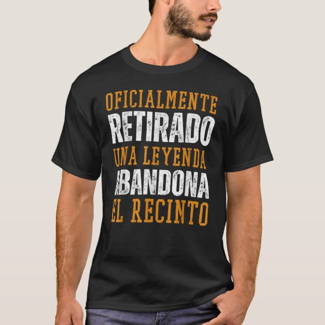 Jubilación Oficialmente Retirado Jubilado T Shirt (Framsida)