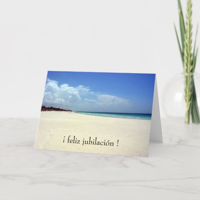 jubilación playa kort (Framsida)