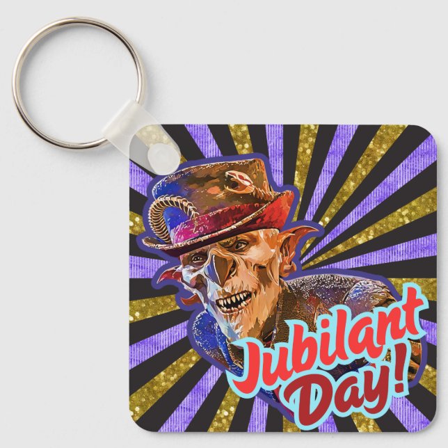 Jubilant Day Keychain Nyckelring (Framsida)