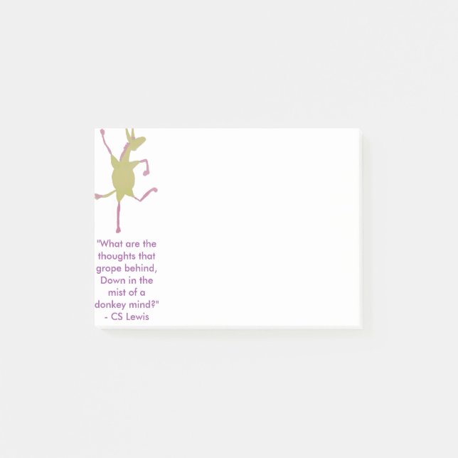 Jubilant Jennetsåsna som Posta-Det noterar Post-it Block (Framsida)