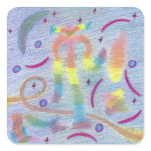 Jubilant Nights under Måne Stickers