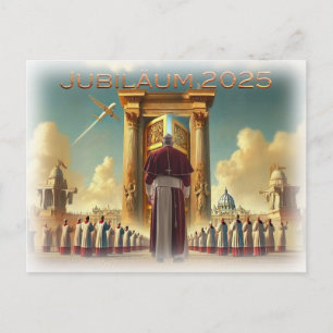 Jubiläum 2025, Vatikan, Reisesouvenir Geschenkide. Vykort