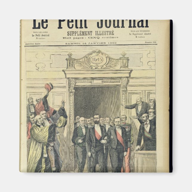 Jubilee från Louis Pasteur på Sorbonne Magnet (Framsidan)