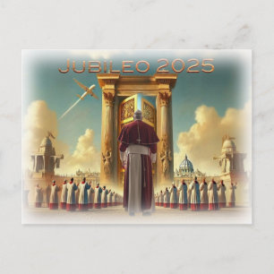 Jubileum 2025 Vatikanen, minnesgåva för resa. Vykort