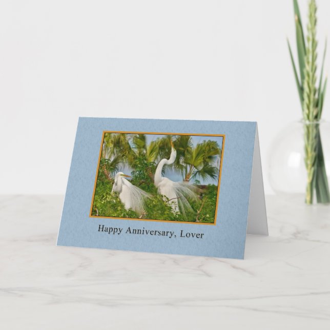 Jubileum, Älskare, Svanegretter Kort (Framsida)