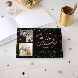 Jubileum Eleganta År i evighet 2 Bilder Gästböcker