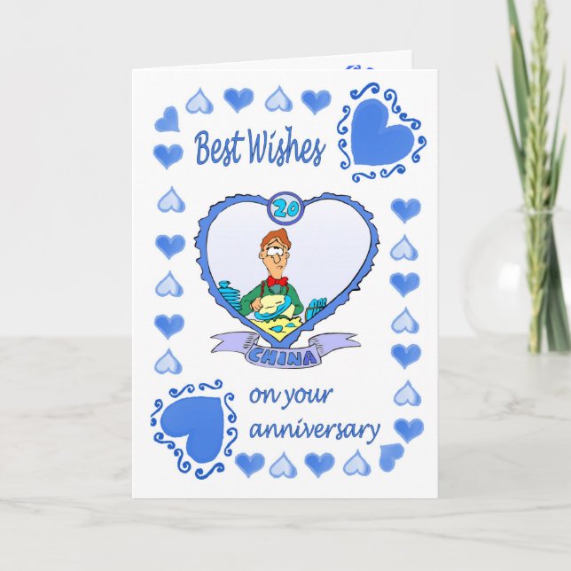 Jubileumkort 20 år Kina Kort (Framsida)