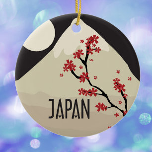 Jubileums- Japan Julgransprydnad Keramik