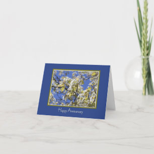 Jubileums Körsbärsblomskort Kort