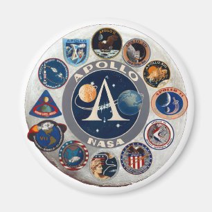 Jubileums- logotyp för Apollo program Magnet