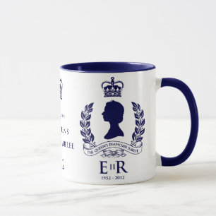 Jubileums- mugg för diamantjubileum