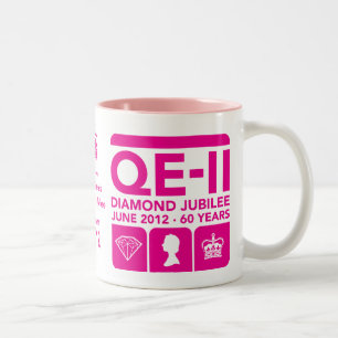 Jubileums- mugg för diamantjubileum