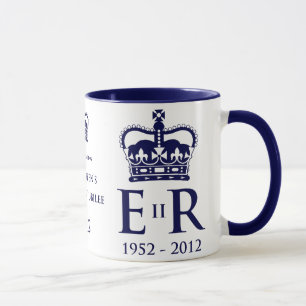 Jubileums- mugg för diamantjubileum