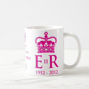 Jubileums- mugg för diamantjubileum