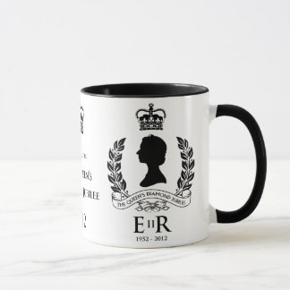 Jubileums- mugg för diamantjubileum