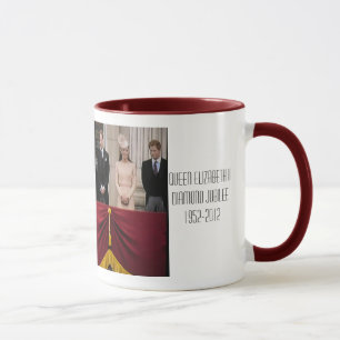 Jubileums- mugg för drottningElizabeth