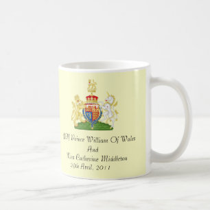 Jubileums- mugg för kunglig bröllopvapensköld