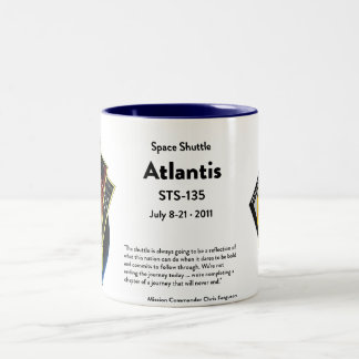 Jubileums- mugg för rymdfärja