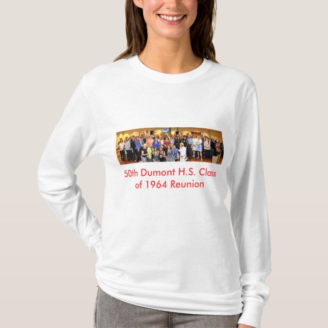 Jubileums- nano lång muff Tshirt: T-shirt (Framsida)