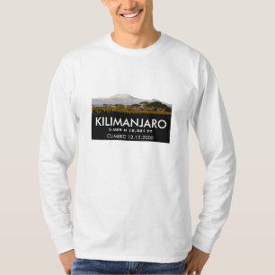 Jubileums- personligMount Kilimanjaro klättring T Shirt