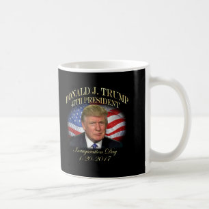 Jubileums- presidentDonald Trump invigning Kaffemugg