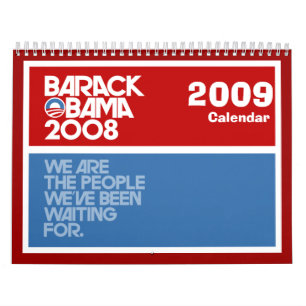 Jubileums- PRESIDENTOBAMA invigning Kalender