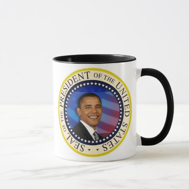 Jubileums- presidentObama invigning Mugg (Höger)