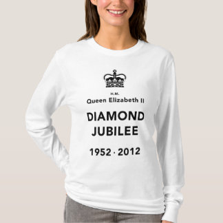 Jubileums- T-tröja för diamantjubileum [lugn] Tee