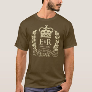 Jubileums- T-tröja för diamantjubileum T-shirt