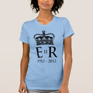 Jubileums- T-tröja för diamantjubileum T-shirt