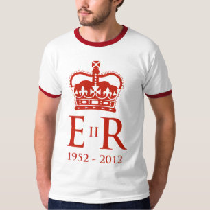 Jubileums- T-tröja för diamantjubileum Tee