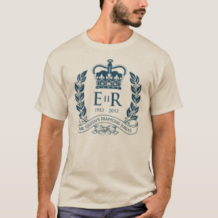 Jubileums- T-tröja för diamantjubileum Tee