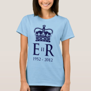 Jubileums- T-tröja för diamantjubileum Tee