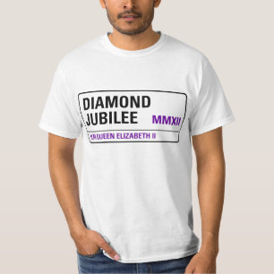 Jubileums- T-tröja för diamantjubileum Tee Shirt