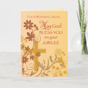 Jubileumsdag i Kor, Swirls, Flowers & L Kort