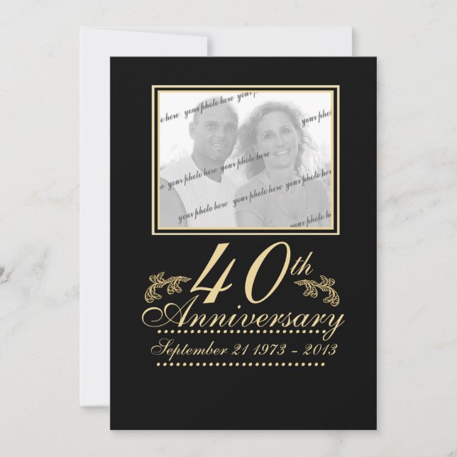 Jubileumsfoto 40:e inbjudningar (Framsida)