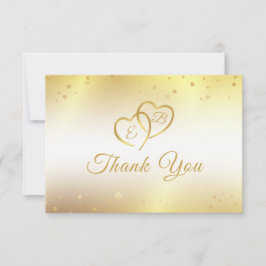 Jubileumsmonogram Guldhjärta År In I Eterniteten Tack Kort