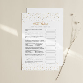 Jubileumspartyspel 1976 Trivia - GAC37h