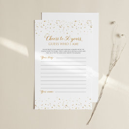 Jubileumspel Gäst Vem Är Jag - GAC37d