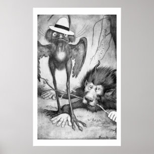 Jubjub Bird och Bandersnatch Poster