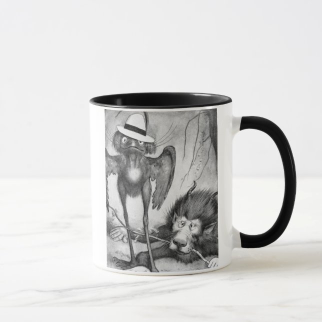 Jubjub fågel och Bandersnatchen Mugg (Höger)
