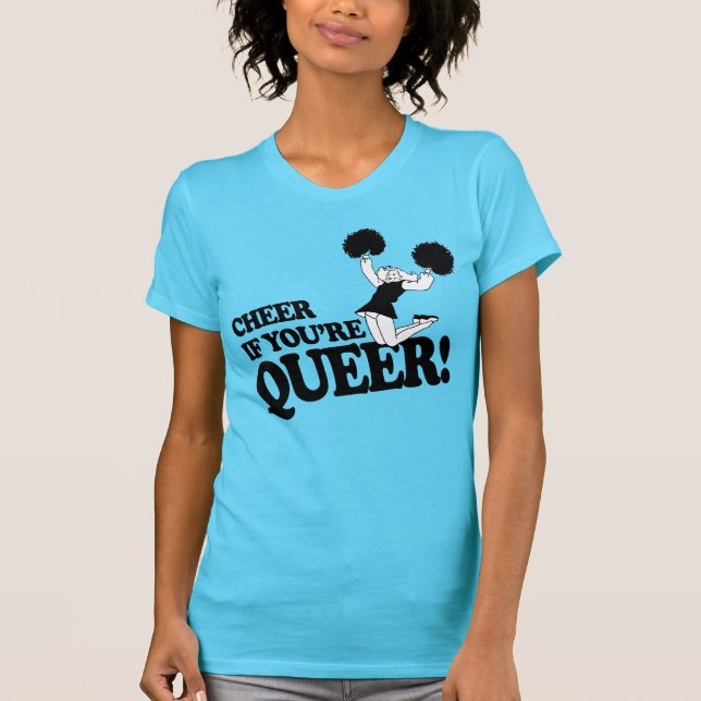 JUBLA OM DU ÄR QUEER T SHIRT (Framsida)